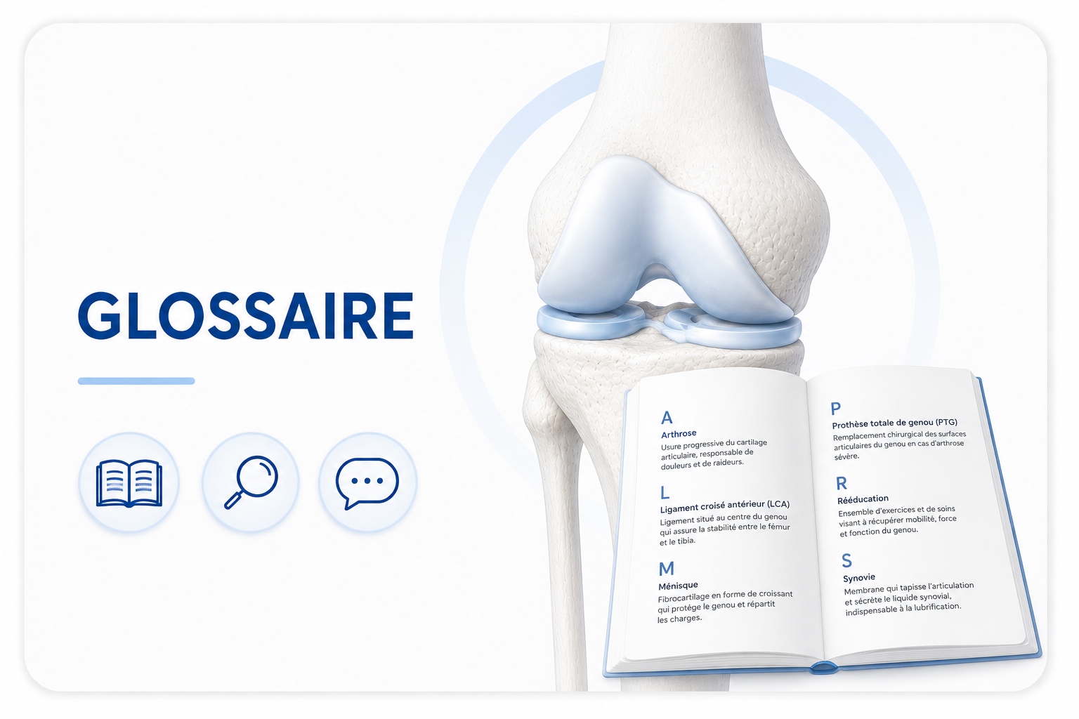 Glossaire médical du genou