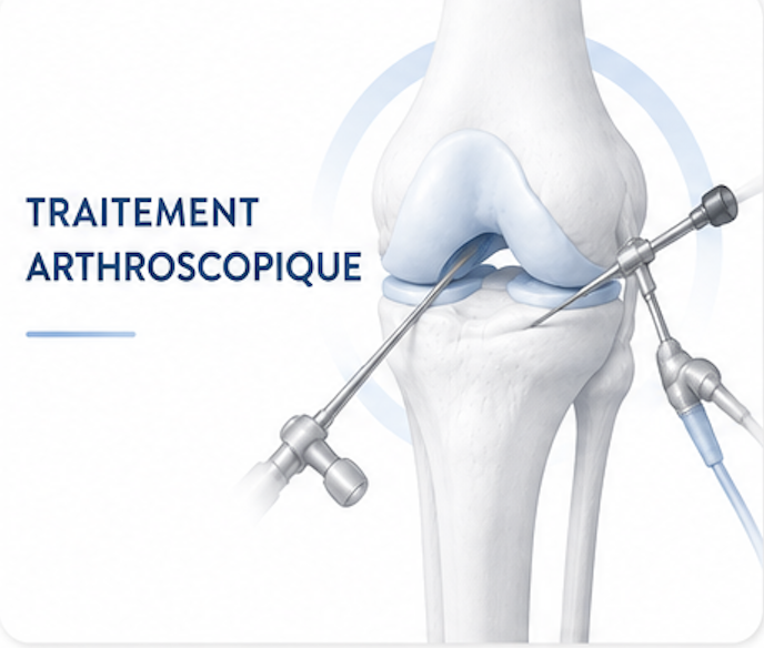 Traitement arthroscopique